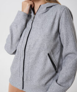 Alternative view of Campera Paño con Capucha