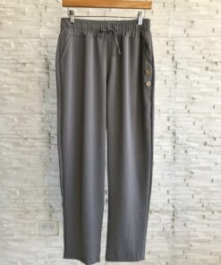 Pantalón Rompeviento Baggy con Botones