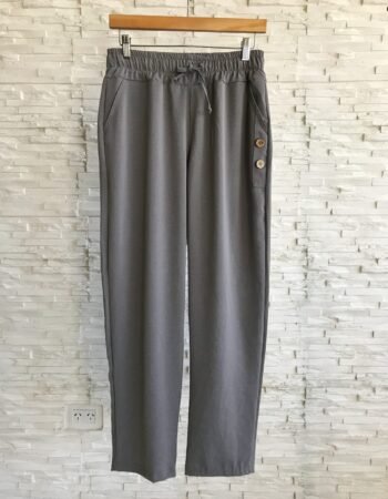 Pantalón Rompeviento Baggy con Botones