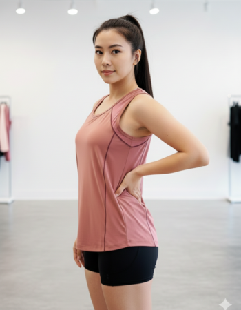Alternative view of Musculosa Poliamida Trendy