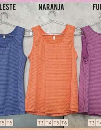 Alternative view of Musculosa Lycra Rayada Clásica